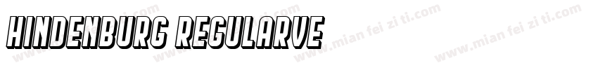 Hindenburg RegularVe字体转换